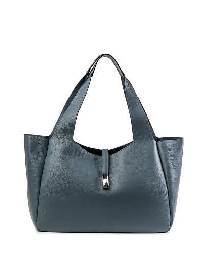 Женская сумка Dr.Koffer из натуральной кожи серая