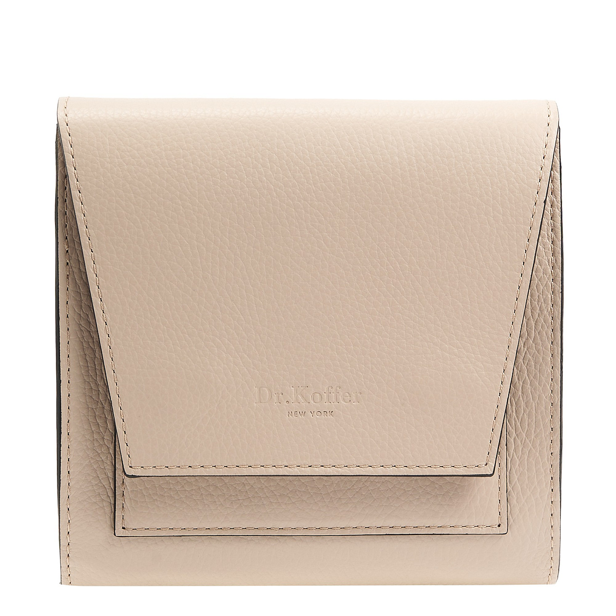 Женская сумка Dr. Koffer из натуральной кожи бежевая