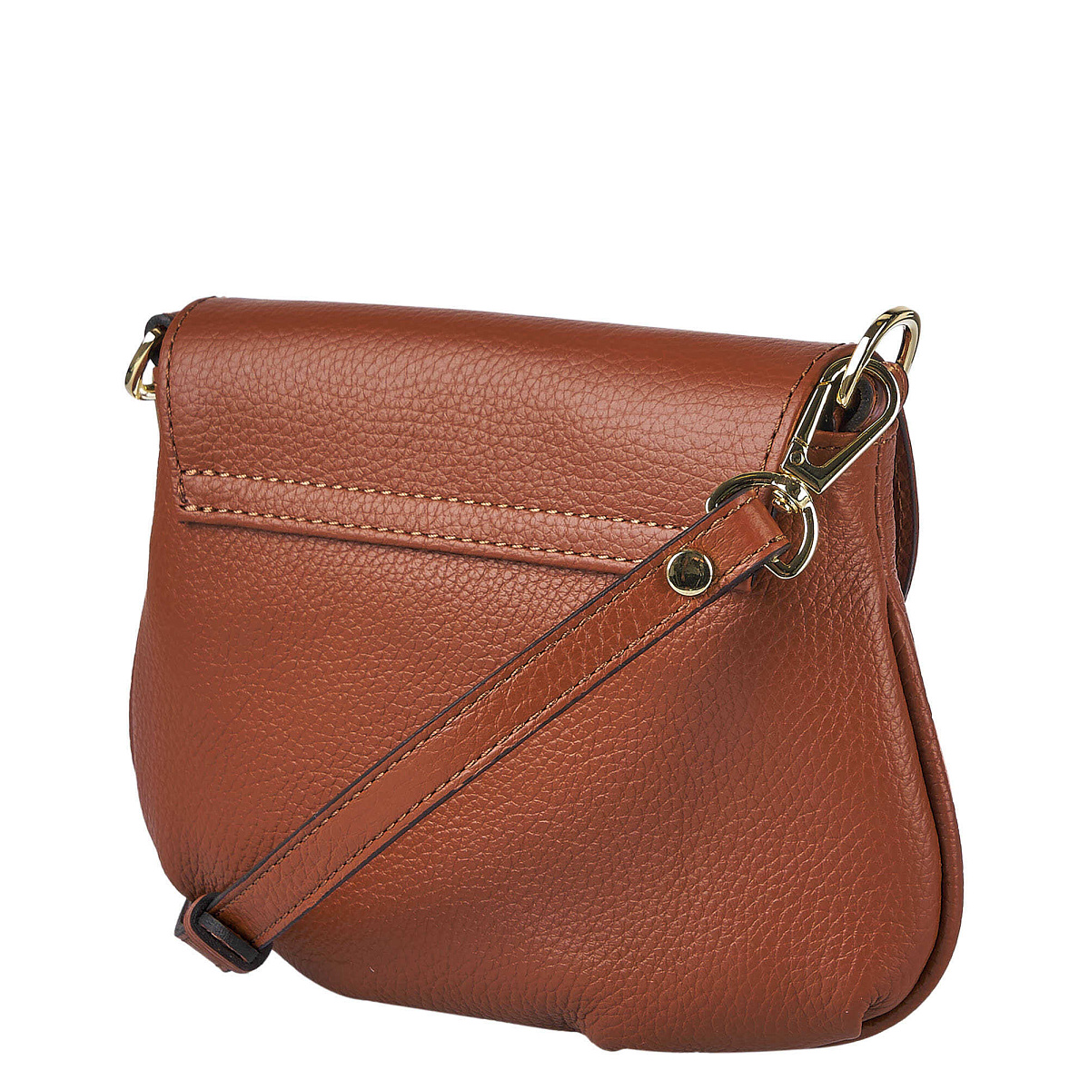 Женская сумка Dr. Koffer из натуральной кожи коричневая