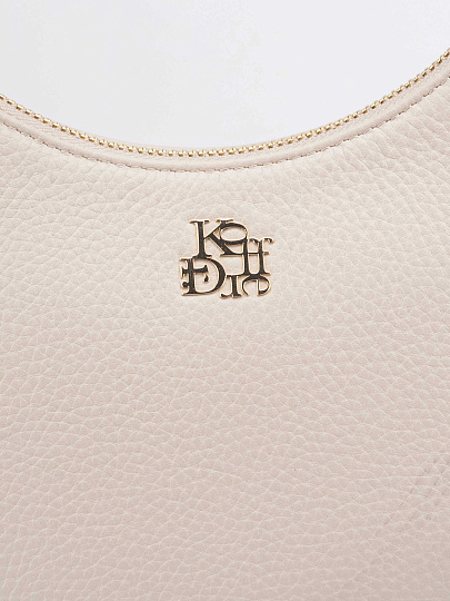 Женская сумка Dr. Koffer из натуральной кожи бежевая