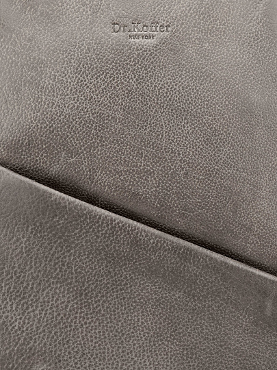 Рюкзак Dr. Koffer из натуральной кожи серый