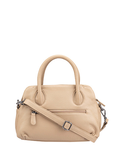 Женская сумка Dr.Koffer из натуральной кожи бежевая