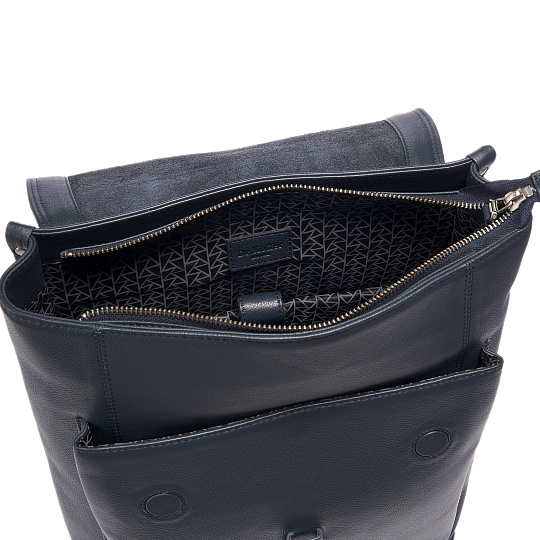 Рюкзак Dr.Koffer из натуральной кожи синий