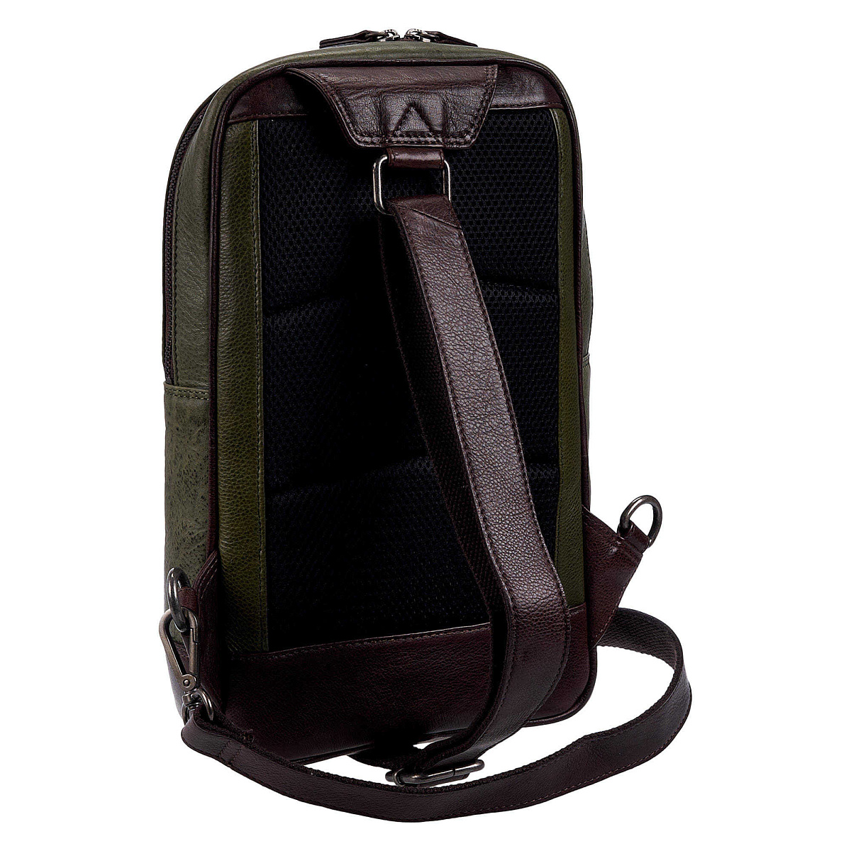 Рюкзак Dr.Koffer из натуральной кожи зеленый