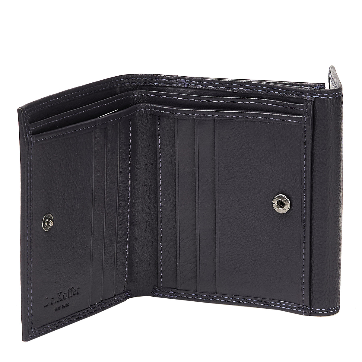 Портмоне Dr.Koffer из натуральной кожи фиолетовое