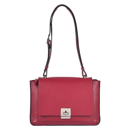 Женская сумка Dr. Koffer из натуральной кожи красная