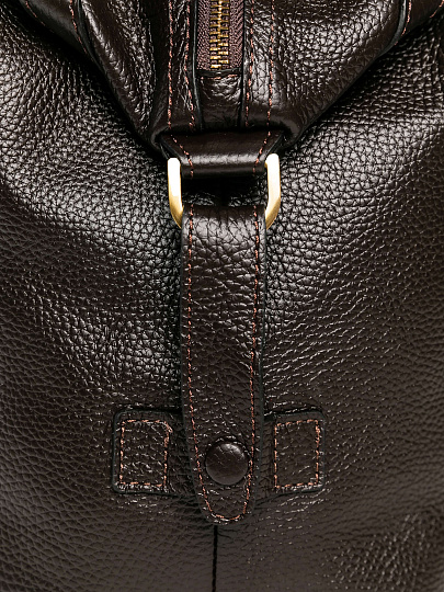 Дорожная сумка Dr. Koffer из натуральной кожи коричневая