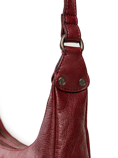 Женская сумка Dr.Koffer из натуральной кожи бордовая