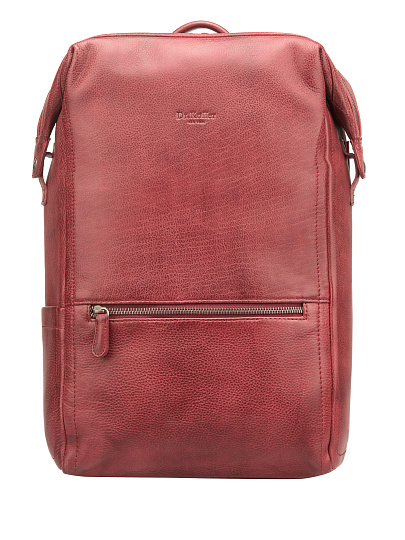 Рюкзак Dr. Koffer из натуральной кожи бордовый