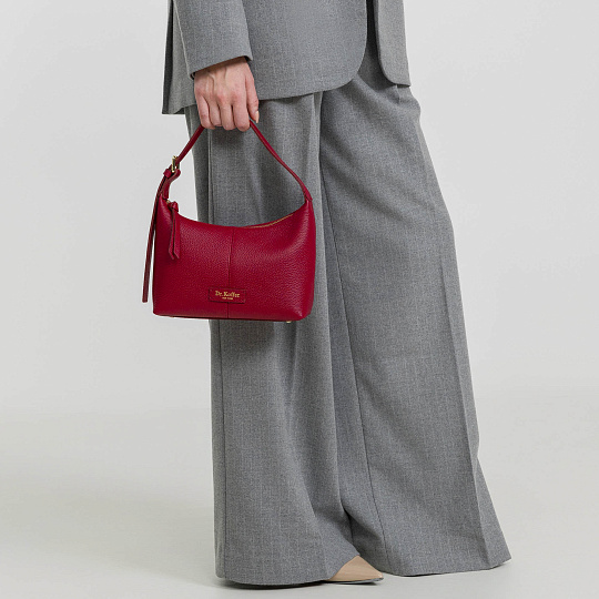 Женская сумка  Dr. Koffer из натуральной кожи красная