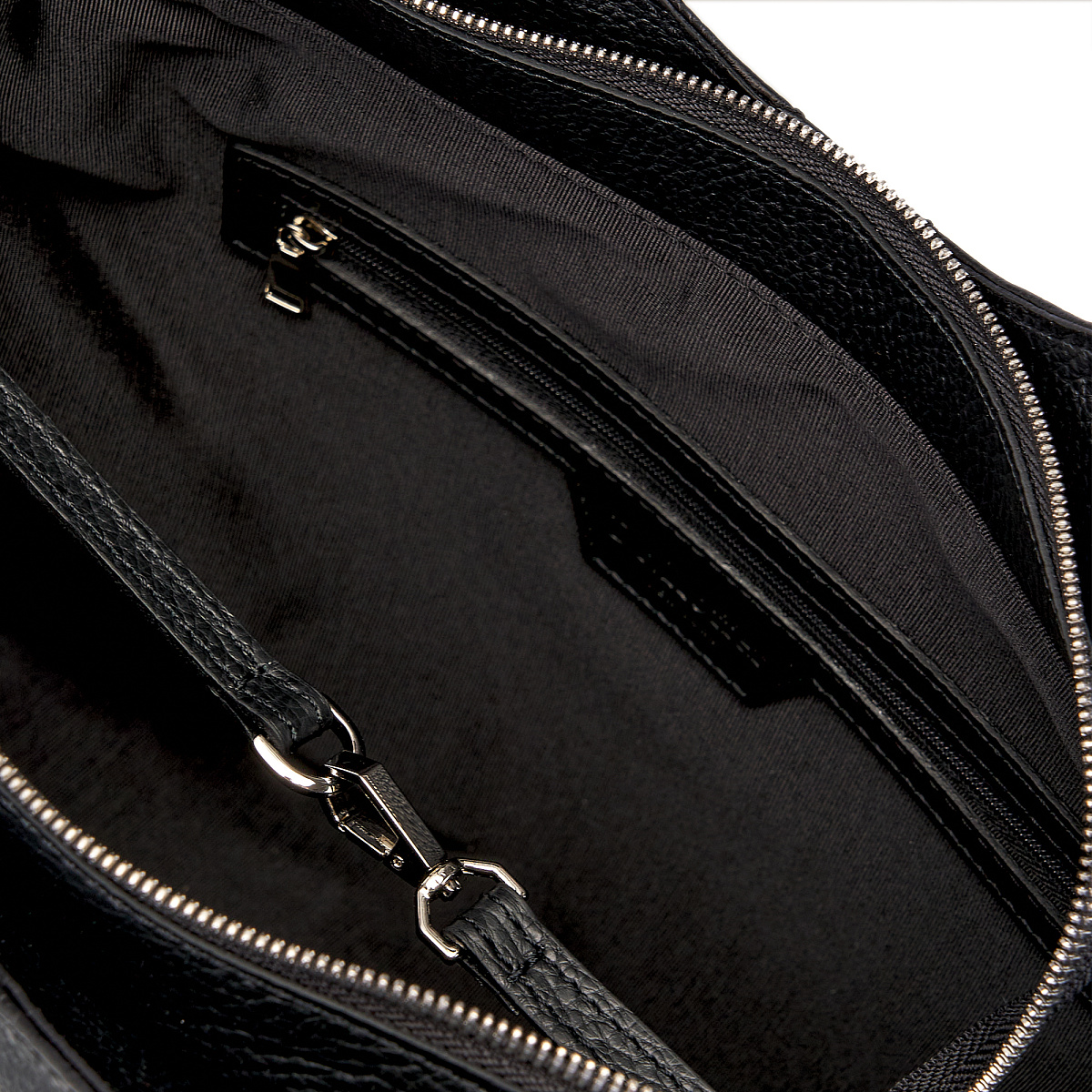 Женская сумка Dr. Koffer из натуральной кожи черная