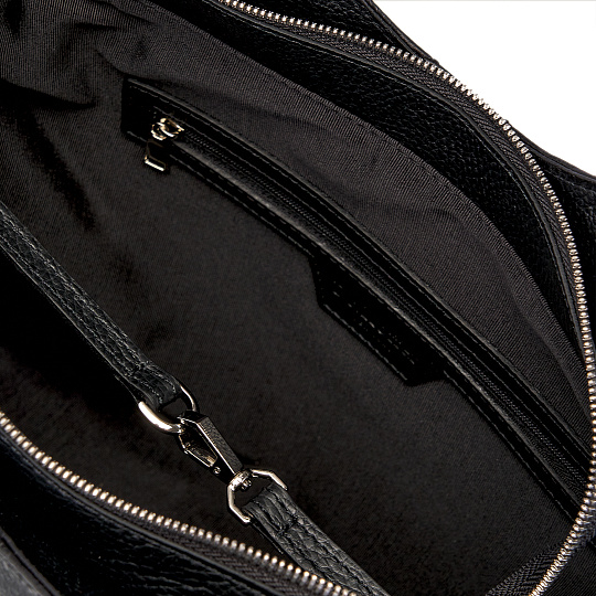 Женская сумка Dr. Koffer из натуральной кожи черная