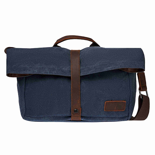 Сумка через плечо Dr.Koffer из канваса и натуральной кожи