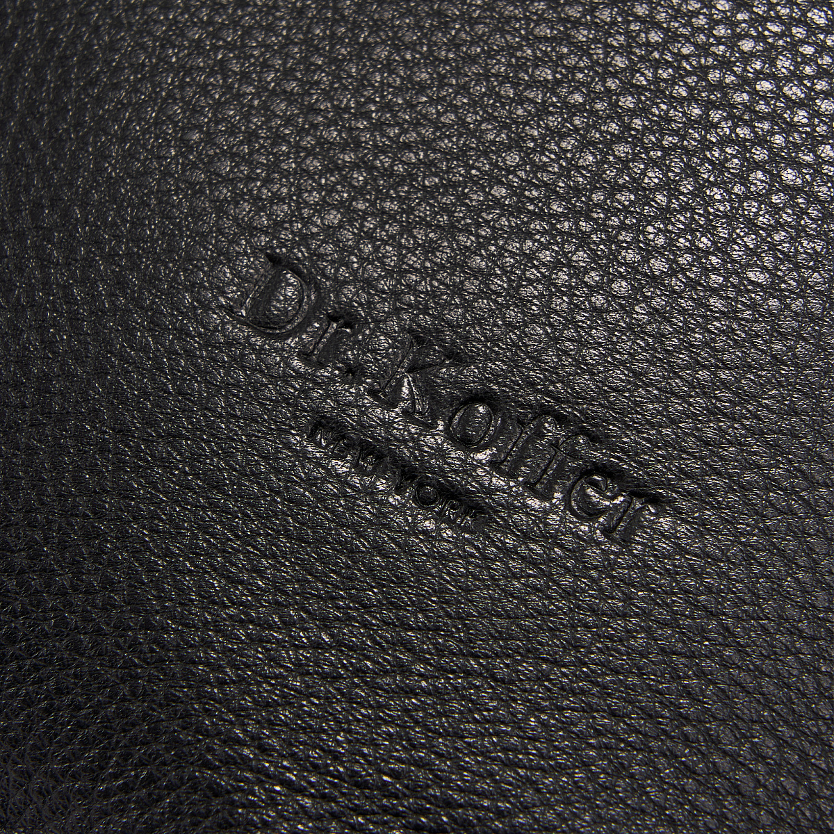 Женская сумка Dr.Koffer из натуральной кожи чёрная