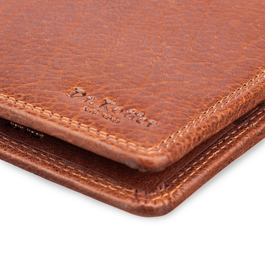 Портмоне Dr.Koffer из натуральной кожи светло-коричневое