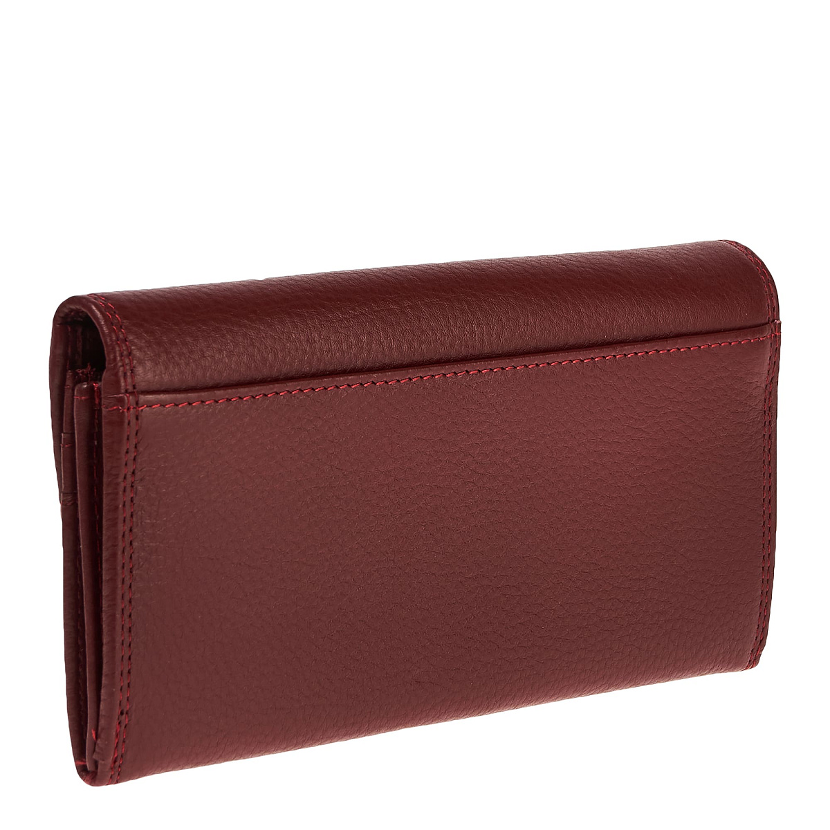 Портмоне Dr.Koffer из натуральной кожи бордовое
