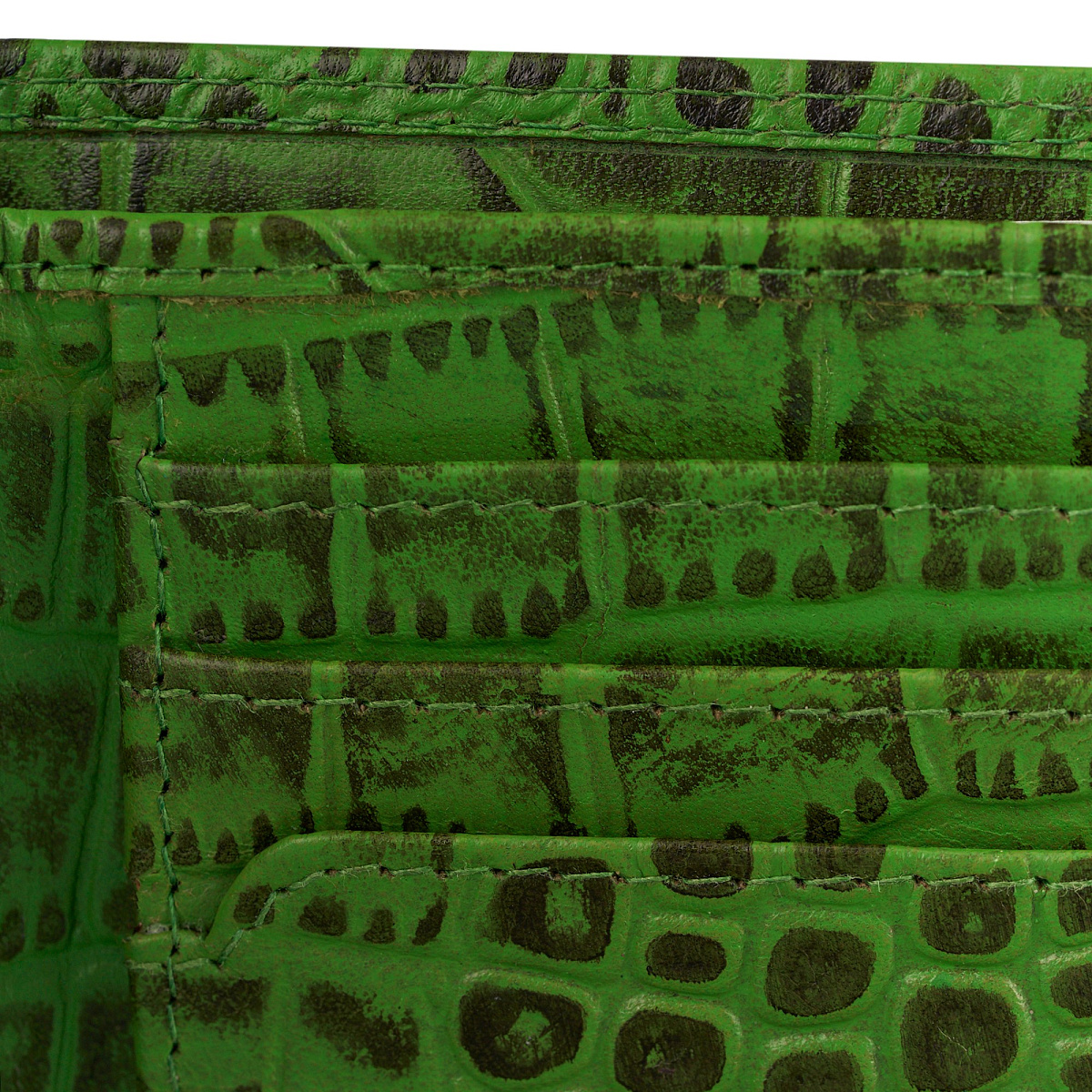 Портмоне Dr.Koffer из натуральной кожи зеленое