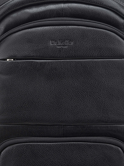 Рюкзак Dr. Koffer из натуральной кожи черный