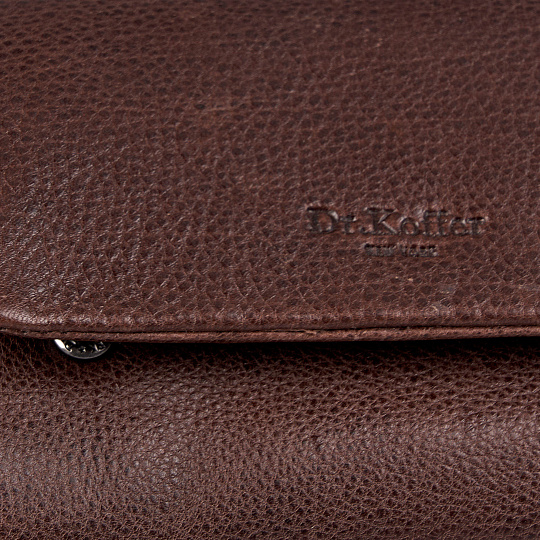 Портмоне Dr.Koffer из натуральной кожи коричневое