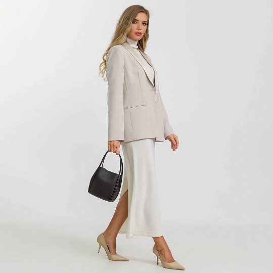 Женская сумка Dr. Koffer из натуральной кожи коричневая