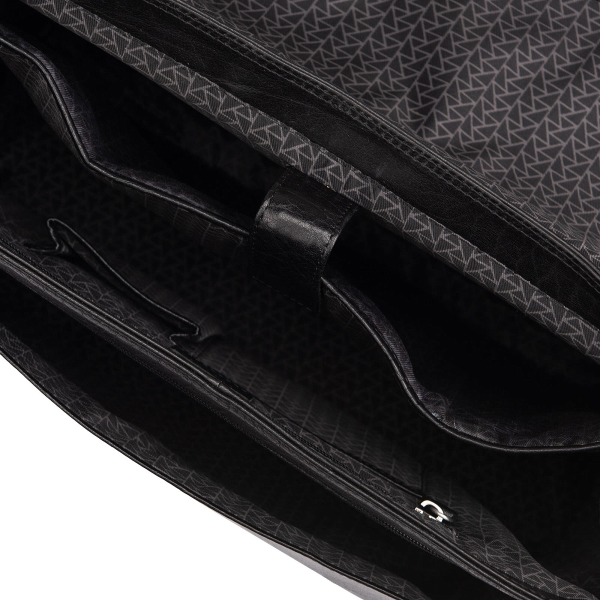 Портфель Dr.Koffer из натуральной кожи черный