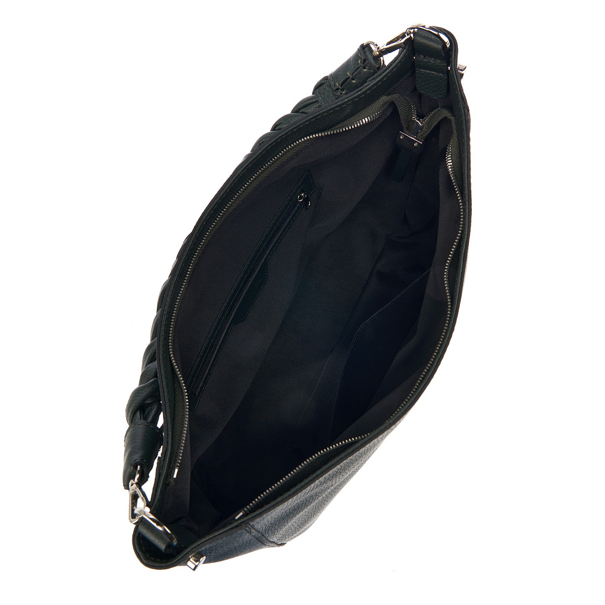 Женская сумка Dr. Koffer из натуральной кожи зеленая