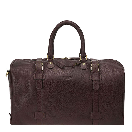 Сумка дорожная Dr.Koffer из натуральной кожи коричневая