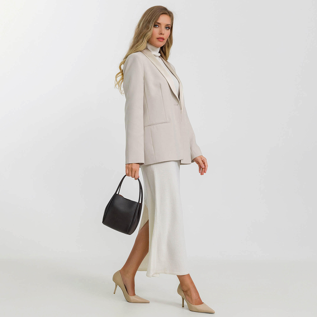 Женская сумка Dr. Koffer из натуральной кожи коричневая