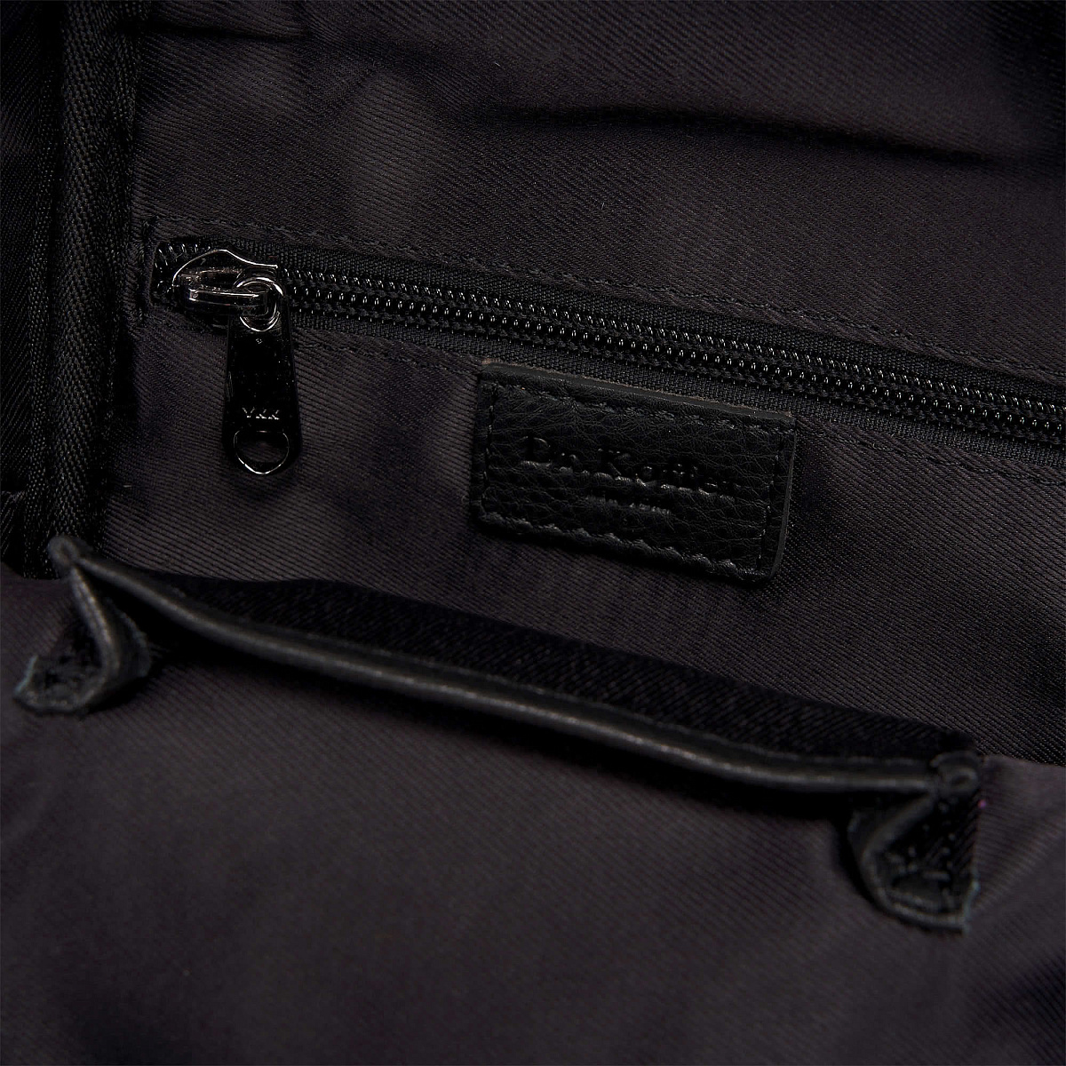 Рюкзак Dr.Koffer из натуральной кожи черный