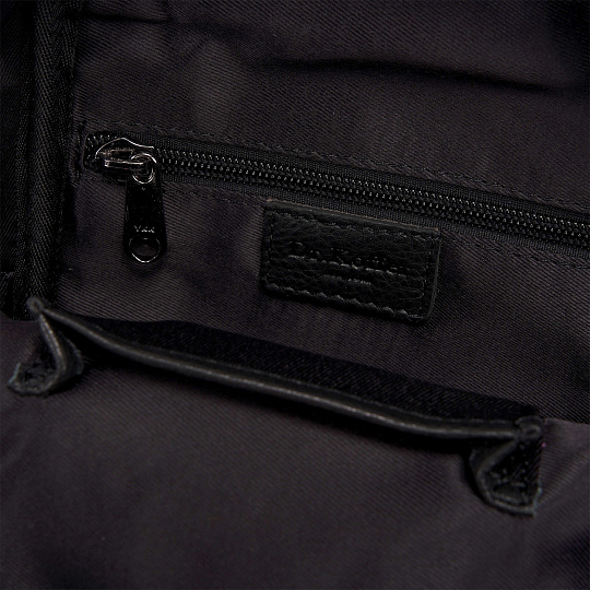 Рюкзак Dr.Koffer из натуральной кожи черный