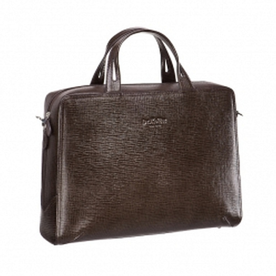 Женская сумка Dr.Koffer из натуральной кожи коричневая