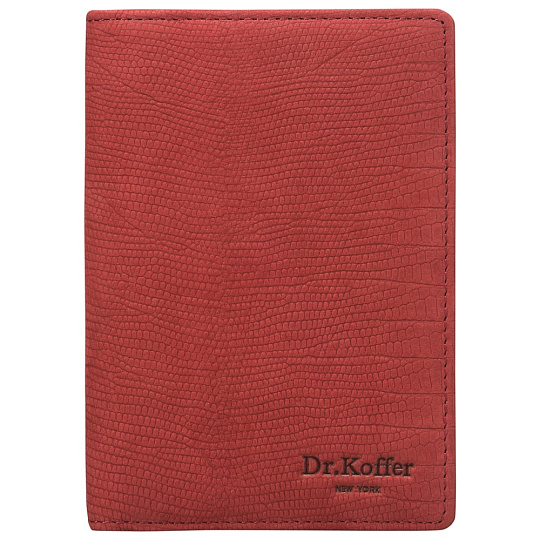 Обложка для паспорта/автодок из натуральной кожи Dr. Koffer