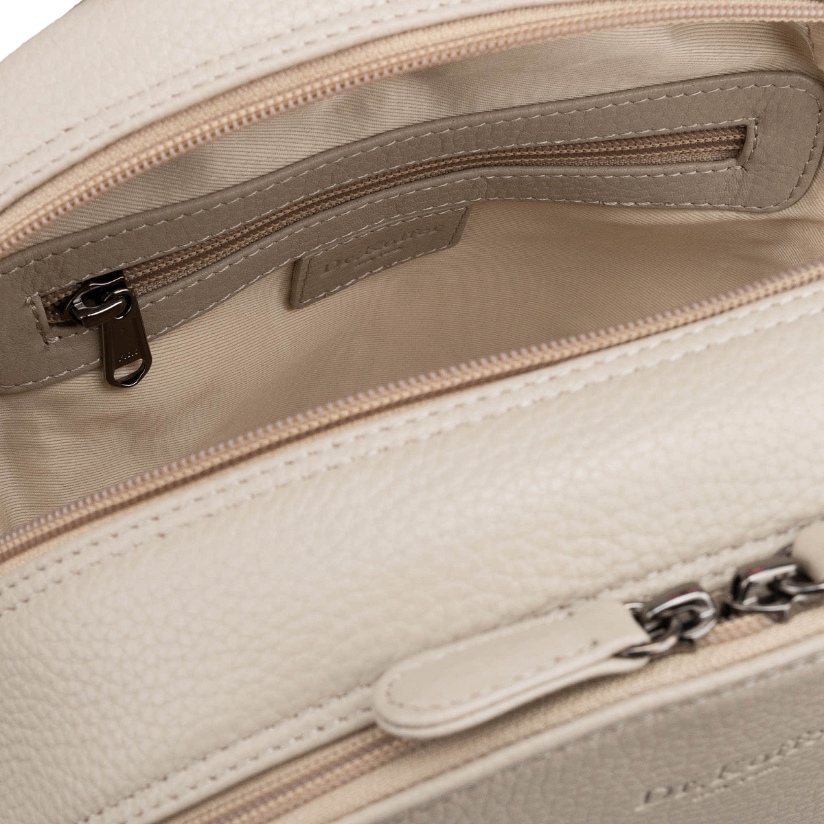 Рюкзак Dr.Koffer из натуральной кожи белый