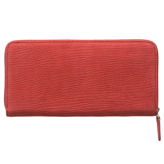 Красное женское портмоне из кожи с конструкцией "гармошка" Dr.Koffer X510330-164-03