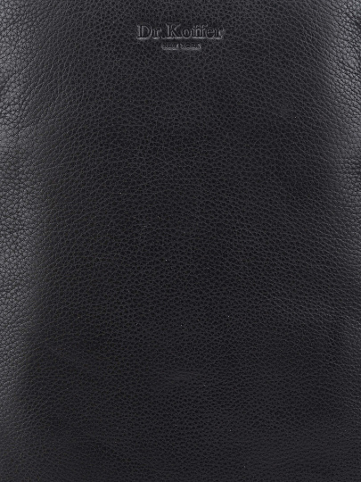 Рюкзак Dr. Koffer из натуральной кожи черный