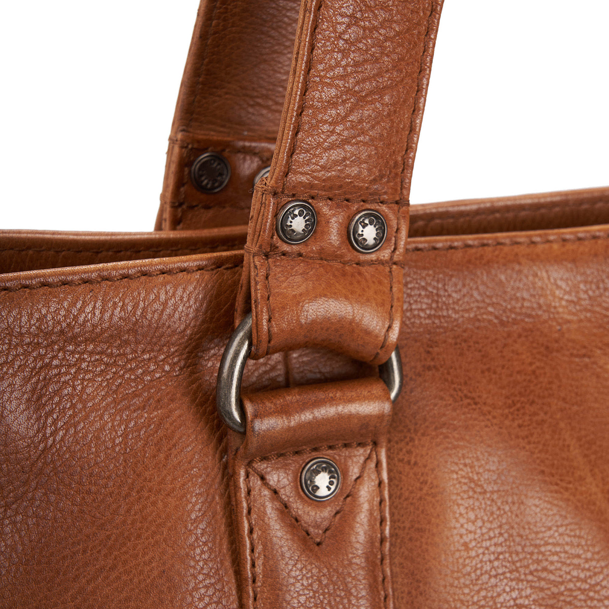 Деловая сумка Dr.Koffer из натуральной кожи коричневая