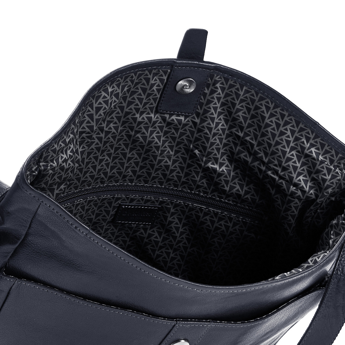 Сумка через плечо Dr.Koffer из натуральной кожи синяя