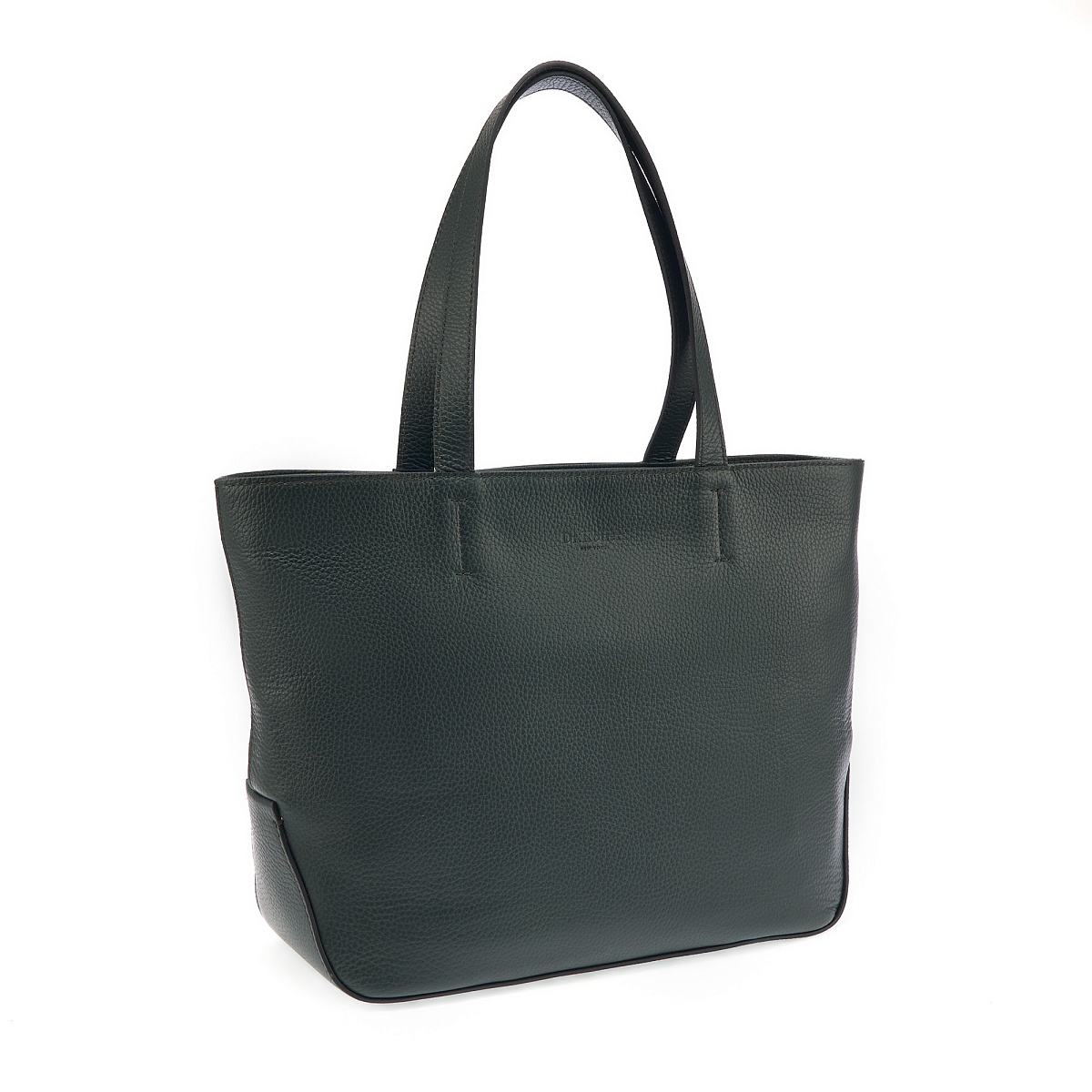 Женская сумка Dr. Koffer из натуральной кожи зеленая