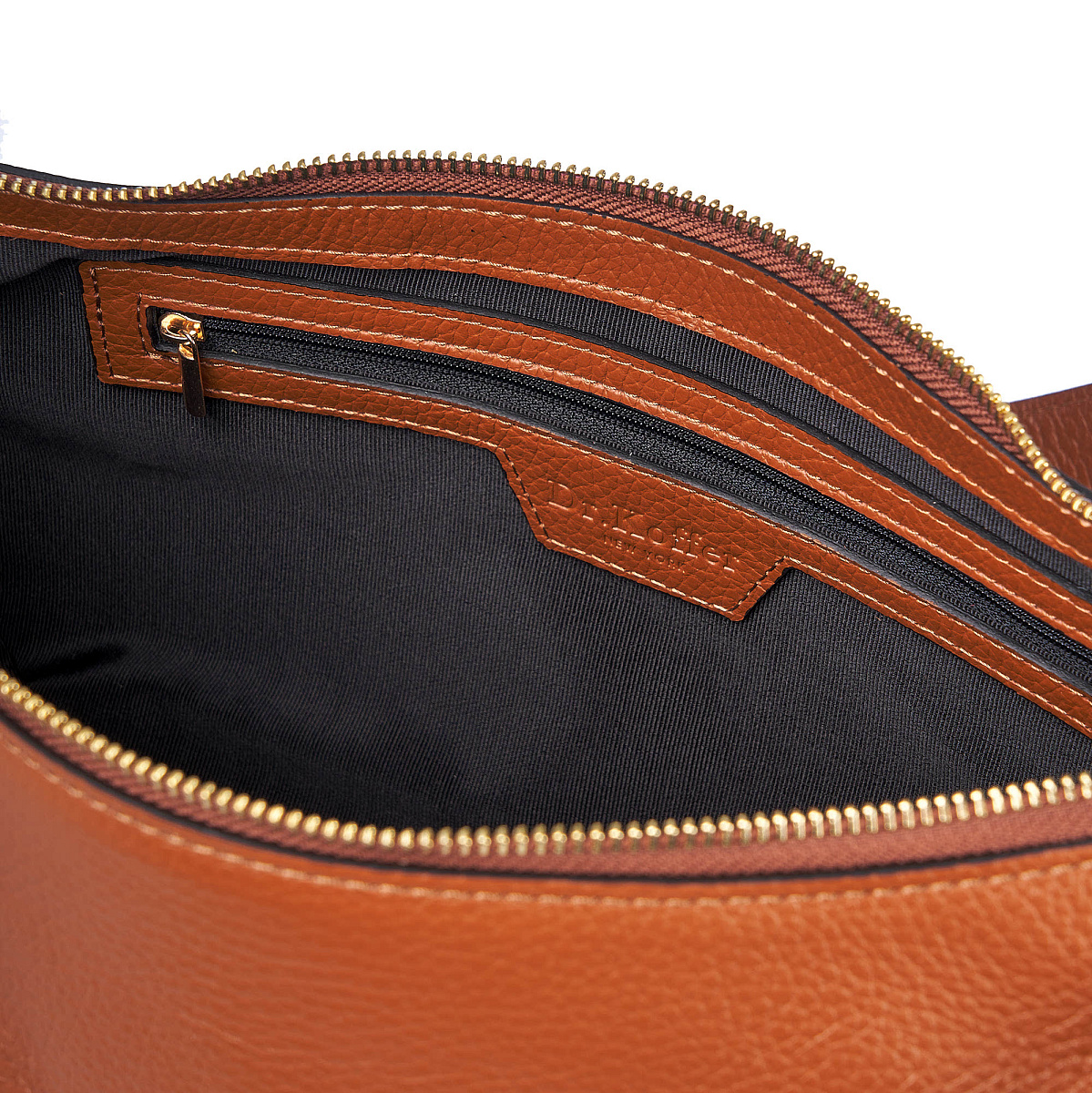 Женская сумка Dr. Koffer из натуральной кожи коричневая