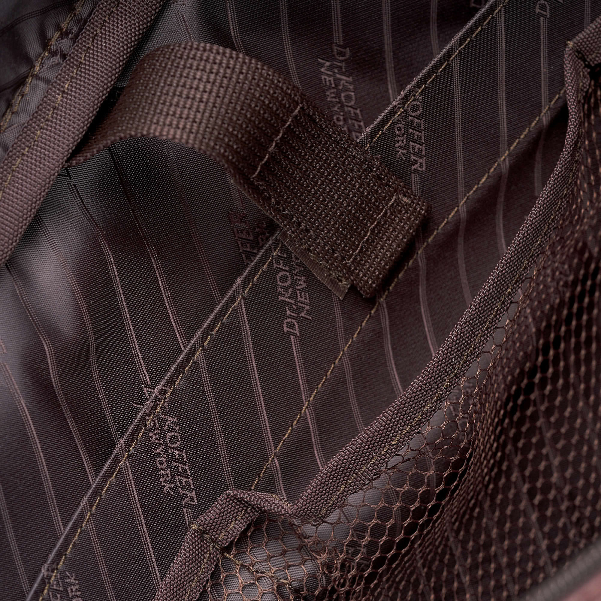 Портфель Dr.Koffer из натуральной кожи светло-коричневый