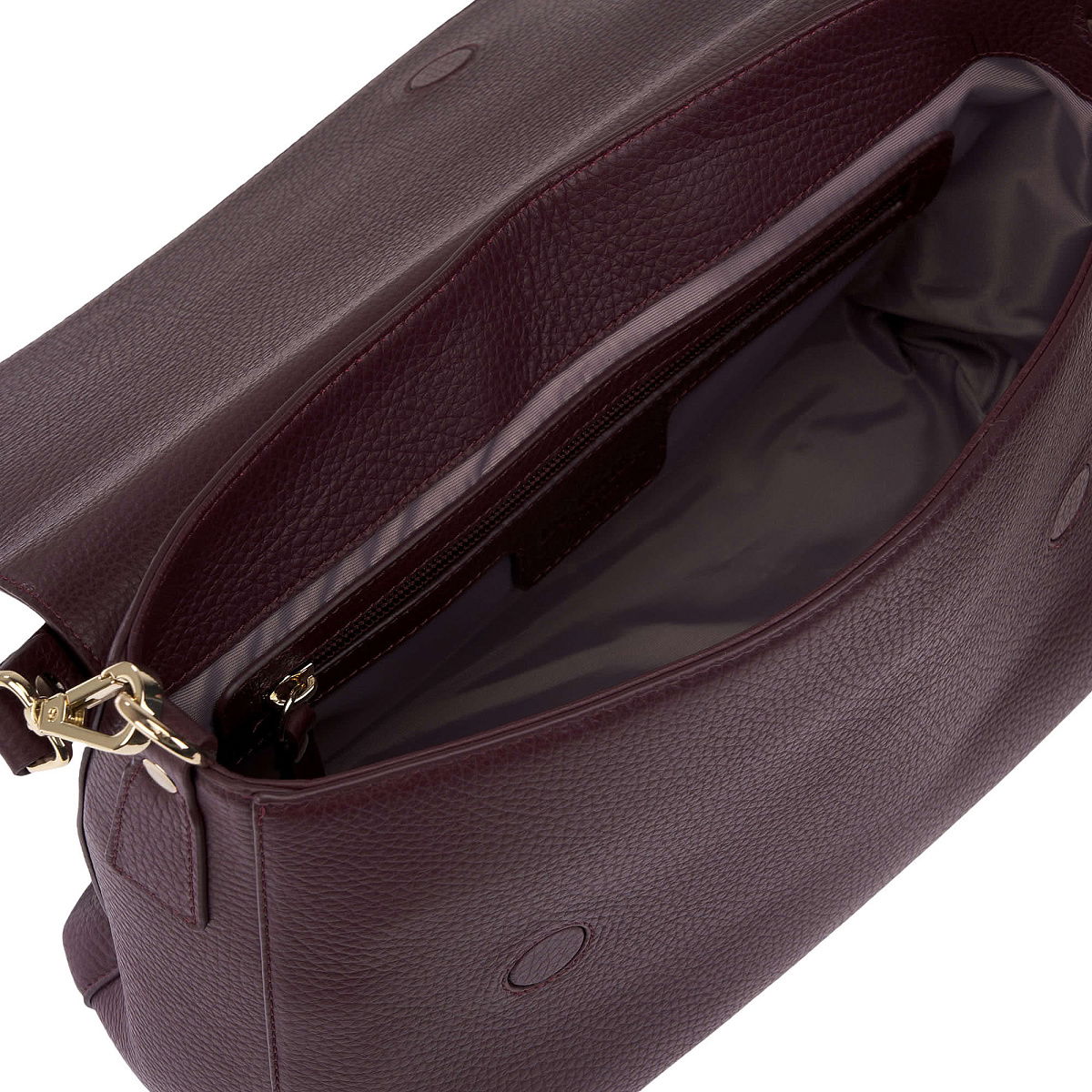 Женская сумка  Dr. Koffer из натуральной кожи бордовая