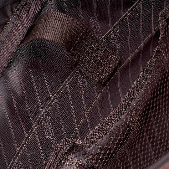 Портфель Dr.Koffer из натуральной кожи светло-коричневый