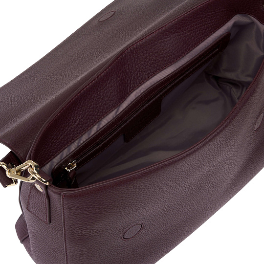 Женская сумка  Dr. Koffer из натуральной кожи бордовая