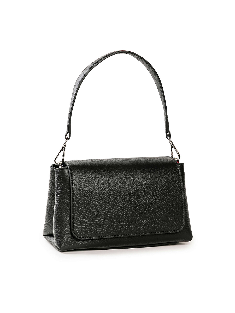 Женская сумка Dr. Koffer из натуральной кожи черная