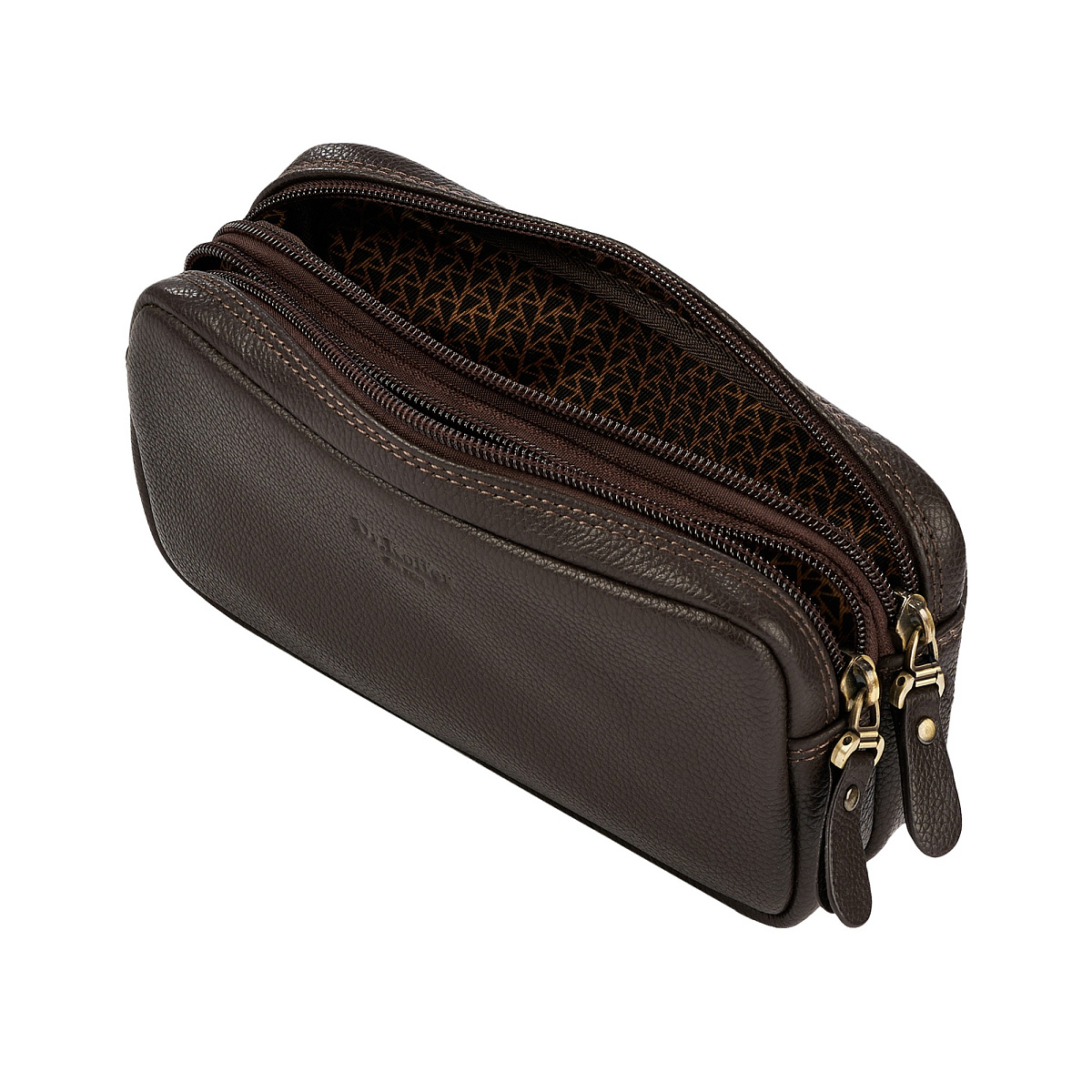 Несессер Dr.Koffer из натуральной кожи коричневый