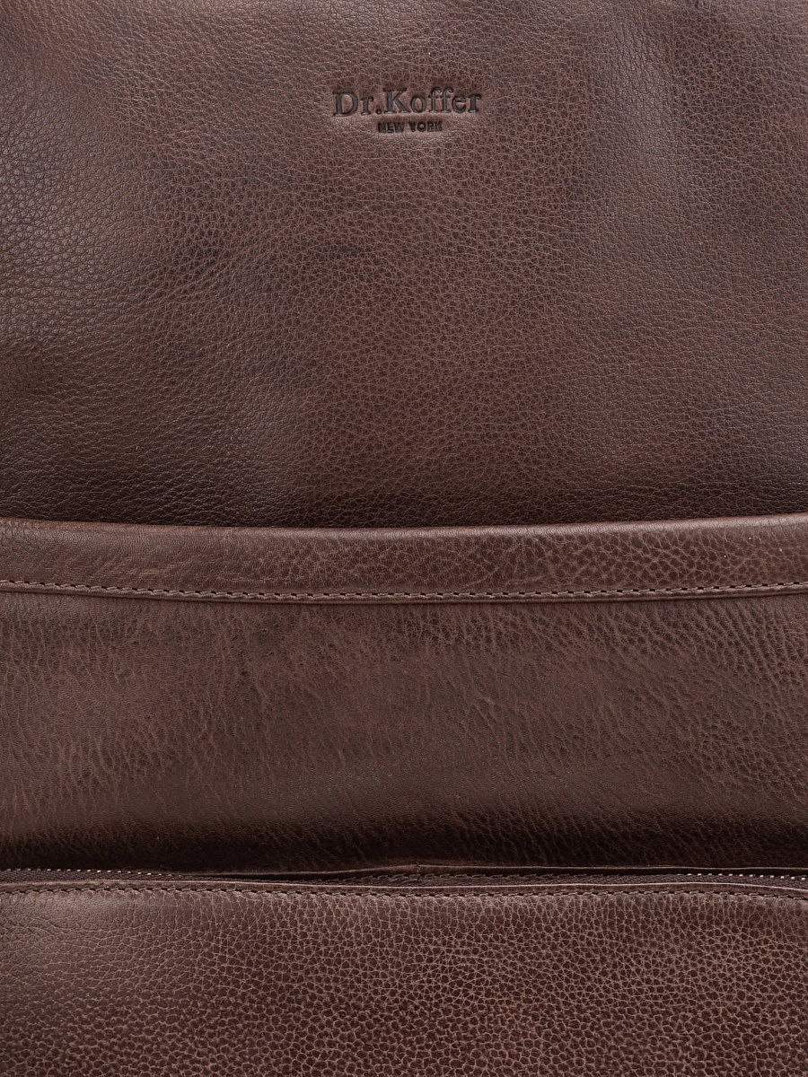 Рюкзак Dr. Koffer из натуральной кожи коричневый