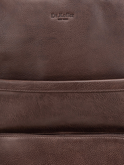 Рюкзак Dr. Koffer из натуральной кожи коричневый