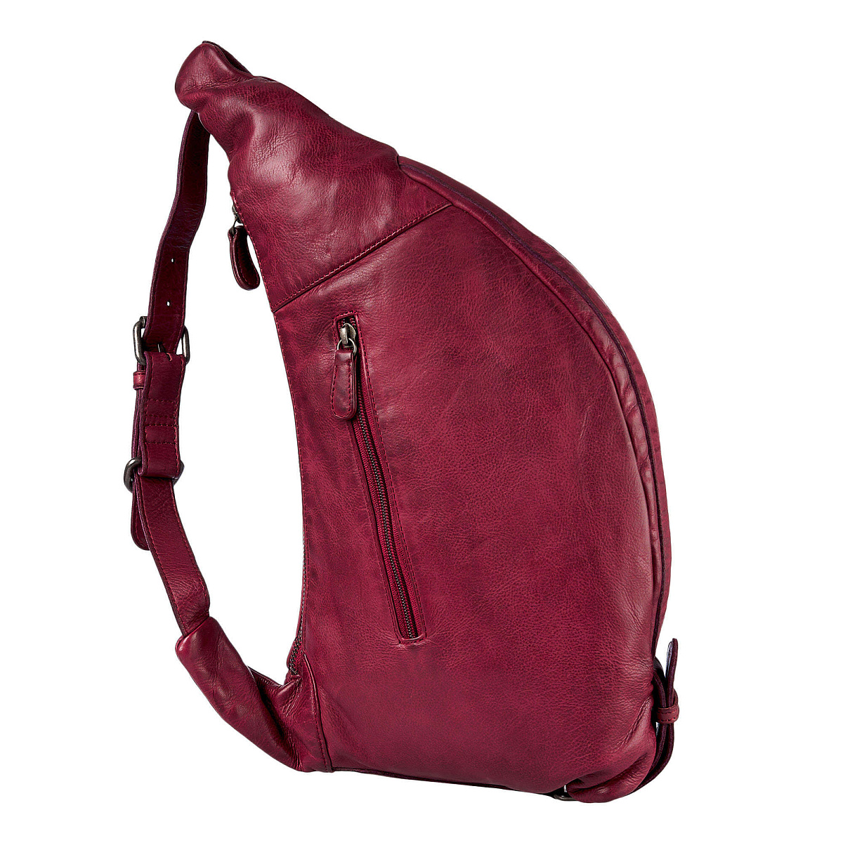 Рюкзак Dr.Koffer из натуральной кожи бордовый