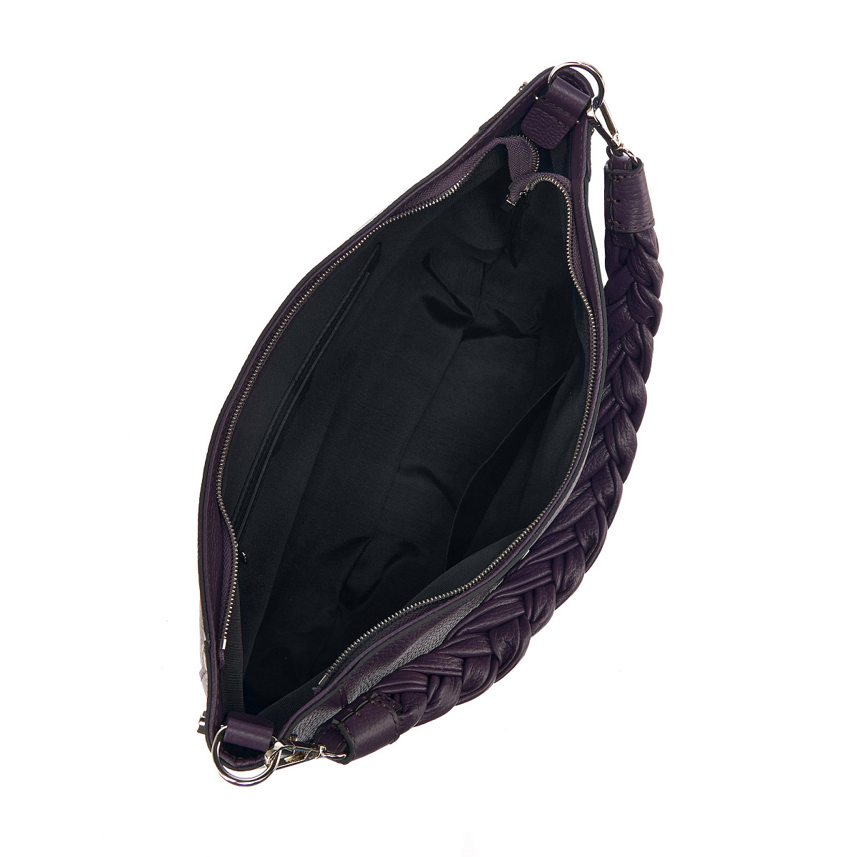 Женская сумка Dr. Koffer из натуральной кожи фиолетовая