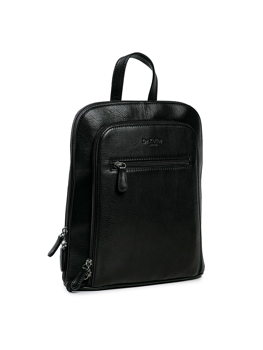 Рюкзак Dr.Koffer из натуральной кожи черный